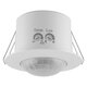 SENSOR CEILING FLUSH 360DEG IP20 WT