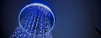 LED showerheads